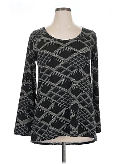 Pre-owned Lularoe Long Sleeve T-shirt In Gray