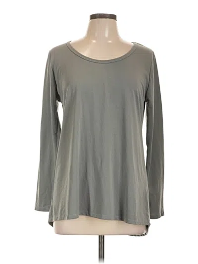 Pre-owned Lularoe Long Sleeve T-shirt In Gray