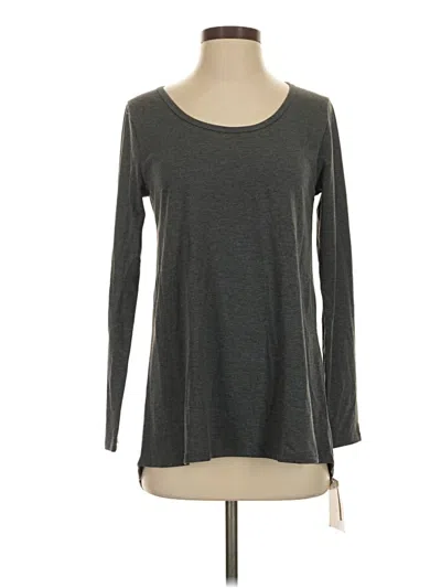 Pre-owned Lularoe Long Sleeve T-shirt In Gray