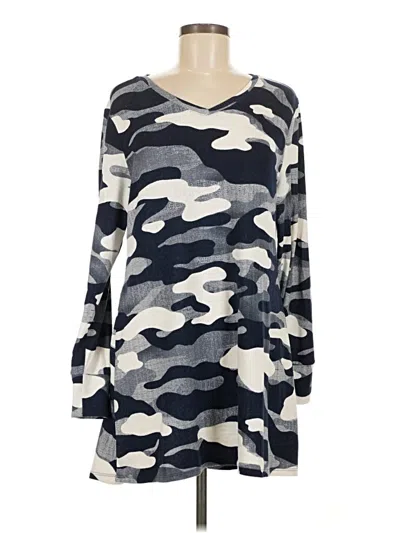 Pre-owned Lularoe Long Sleeve T-shirt In Gray