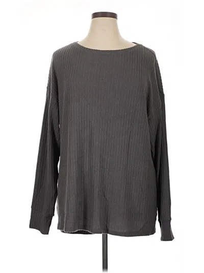 Pre-owned Lularoe Long Sleeve T-shirt In Gray