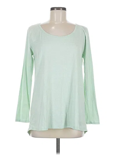 Pre-owned Lularoe Long Sleeve T-shirt In Green