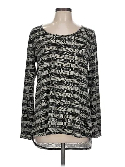 Pre-owned Lularoe Long Sleeve T-shirt In Silver