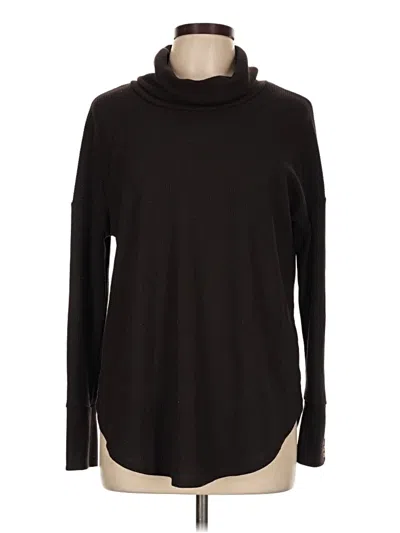 Pre-owned Lularoe Long Sleeve Turtleneck In Black