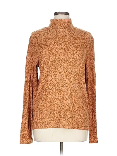 Pre-owned Lularoe Long Sleeve Turtleneck In Brown