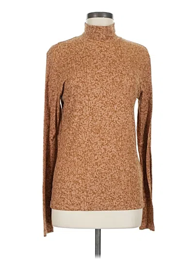Pre-owned Lularoe Long Sleeve Turtleneck In Brown
