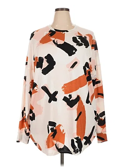 Pre-owned Lularoe Long Sleeve Turtleneck In Orange
