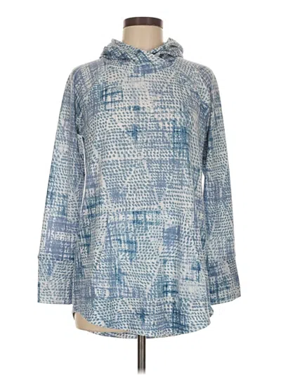 Pre-owned Lularoe Poncho In Blue
