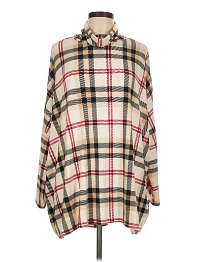 Pre-owned Lularoe Poncho In Brown