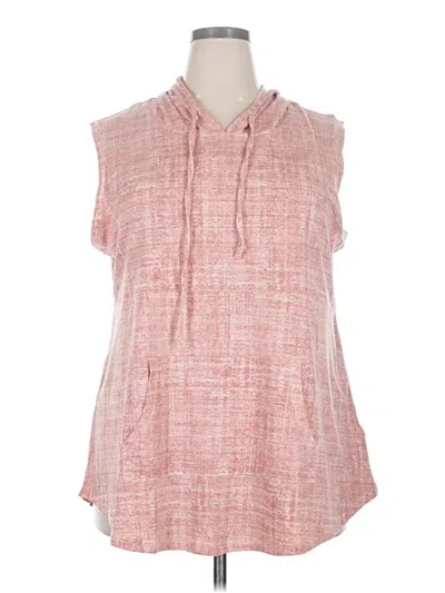 Pre-owned Lularoe Poncho In Pink