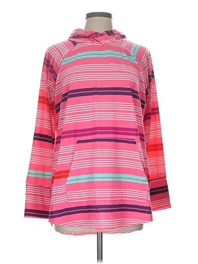Pre-owned Lularoe Poncho In Pink