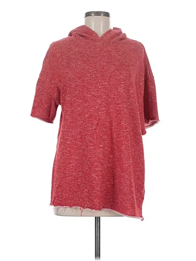 Pre-owned Lularoe Poncho In Red