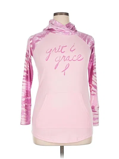 Pre-owned Lularoe Pullover Hoodie In Pink