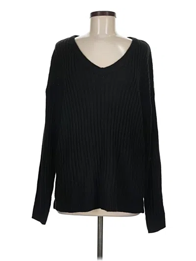 Pre-owned Lularoe Pullover Sweater In Black