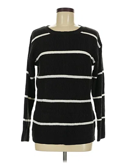 Pre-owned Lularoe Pullover Sweater In Black