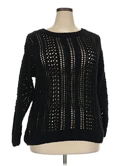 Pre-owned Lularoe Pullover Sweater In Black