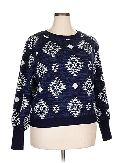 Pre-owned Lularoe Pullover Sweater In Blue