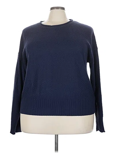 Pre-owned Lularoe Pullover Sweater In Blue