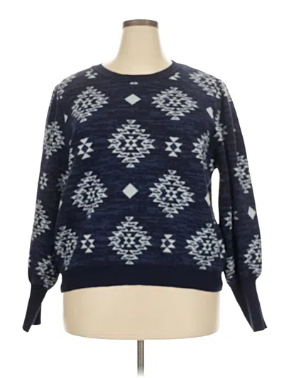 Pre-owned Lularoe Pullover Sweater In Blue