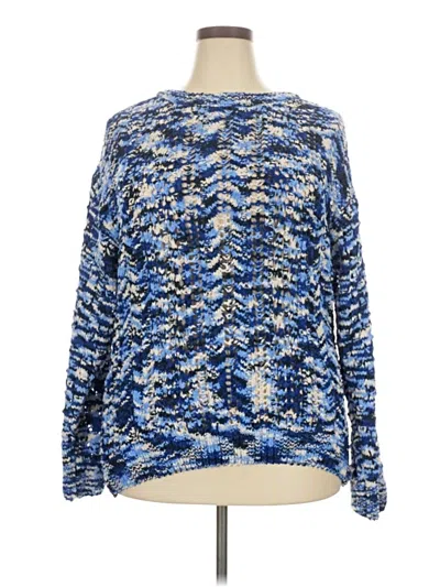 Pre-owned Lularoe Pullover Sweater In Blue