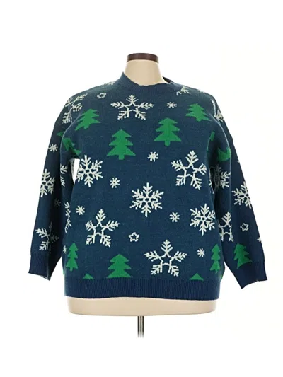 Pre-owned Lularoe Pullover Sweater In Blue