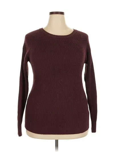 Pre-owned Lularoe Pullover Sweater In Burgundy