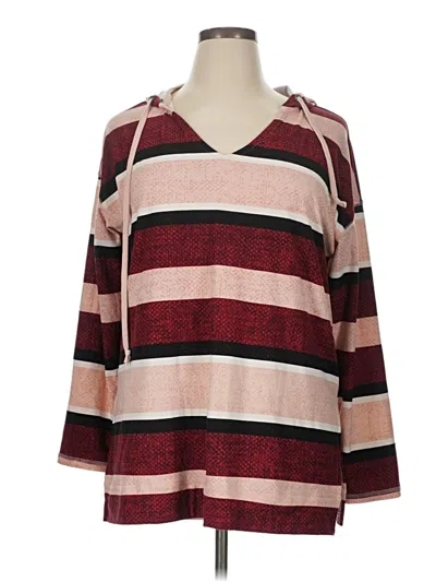 Pre-owned Lularoe Pullover Sweater In Burgundy