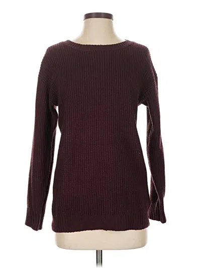 Pre-owned Lularoe Pullover Sweater In Burgundy