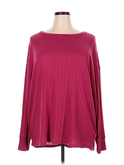 Pre-owned Lularoe Pullover Sweater In Burgundy