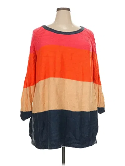 Pre-owned Lularoe Pullover Sweater In Orange