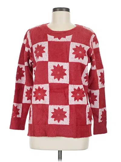Pre-owned Lularoe Pullover Sweater In Red