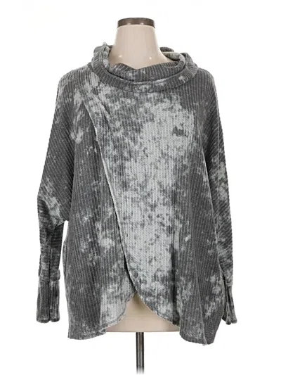 Pre-owned Lularoe Pullover Sweater In Silver