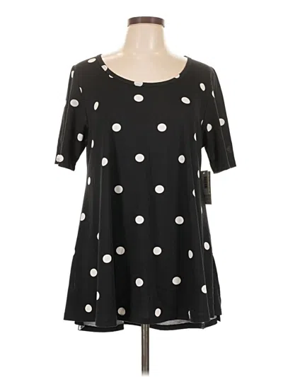 Lularoe Short Sleeve Blouse In Black