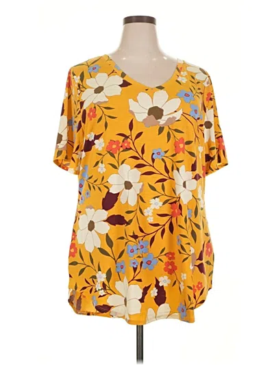 Lularoe Short Sleeve Blouse In Multi