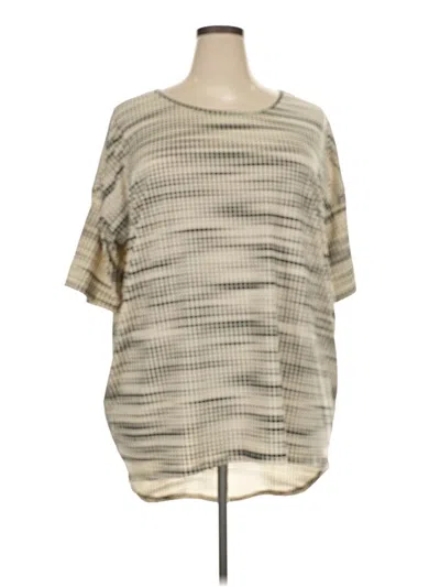 Lularoe Short Sleeve Blouse In Tan