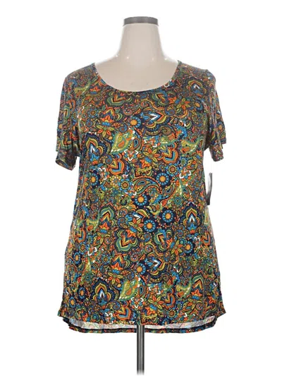 Lularoe Short Sleeve Blouse In Teal