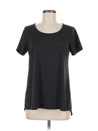 Pre-owned Lularoe Short Sleeve T-shirt In Black