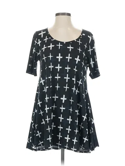 Pre-owned Lularoe Short Sleeve T-shirt In Black