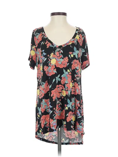 Pre-owned Lularoe Short Sleeve T-shirt In Black