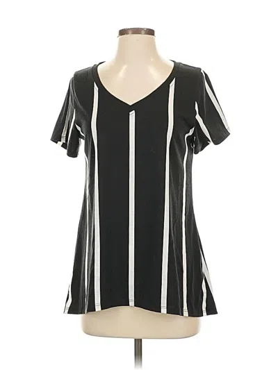 Pre-owned Lularoe Short Sleeve T-shirt In Black