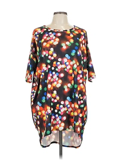 Pre-owned Lularoe Short Sleeve T-shirt In Black