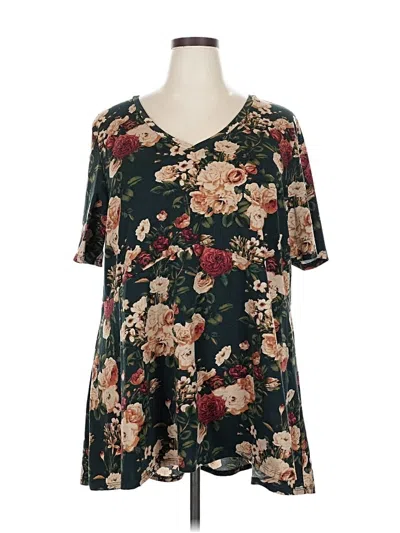 Pre-owned Lularoe Short Sleeve T-shirt In Black