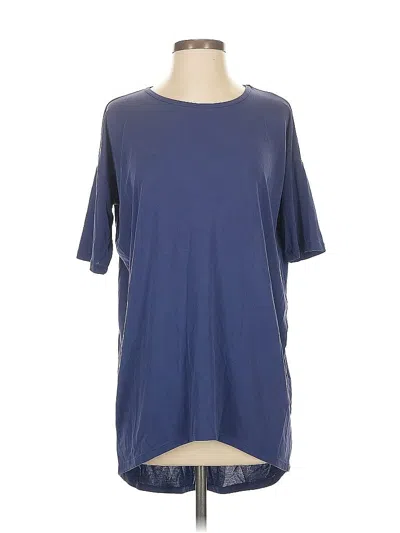 Pre-owned Lularoe Short Sleeve T-shirt In Blue