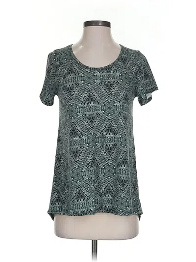 Pre-owned Lularoe Short Sleeve T-shirt In Blue