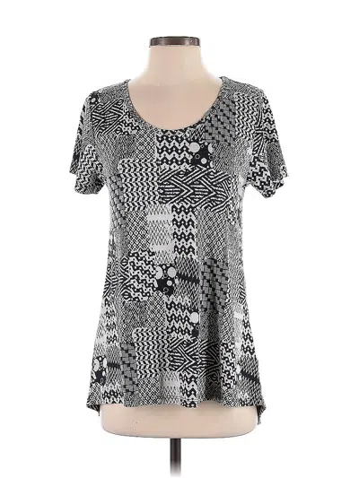 Pre-owned Lularoe Short Sleeve T-shirt In Gray