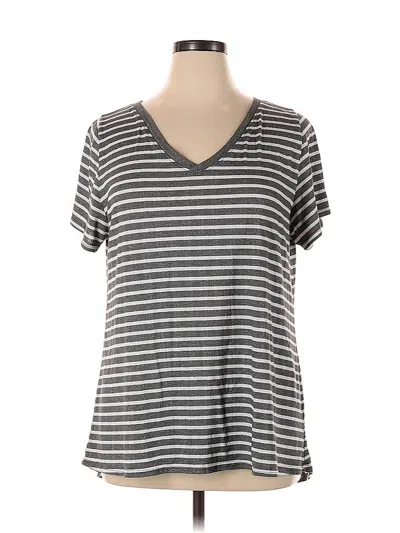 Pre-owned Lularoe Short Sleeve T-shirt In Gray