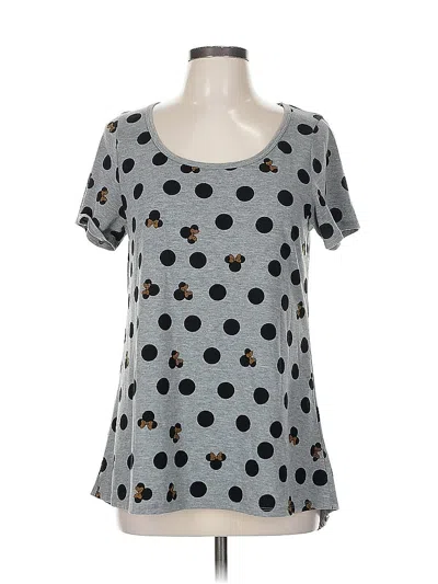 Pre-owned Lularoe Short Sleeve T-shirt In Gray