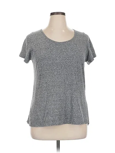 Pre-owned Lularoe Short Sleeve T-shirt In Gray