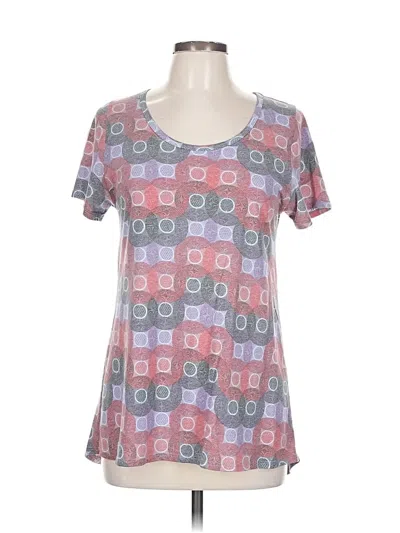 Pre-owned Lularoe Short Sleeve T-shirt In Gray