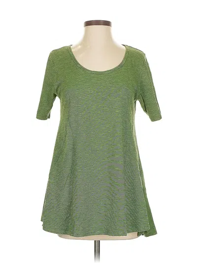Pre-owned Lularoe Short Sleeve T-shirt In Green